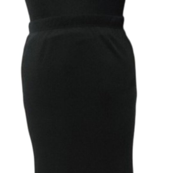 Onyx Nite black Chiffon Evening Skirt Medium - Picture 1 of 3